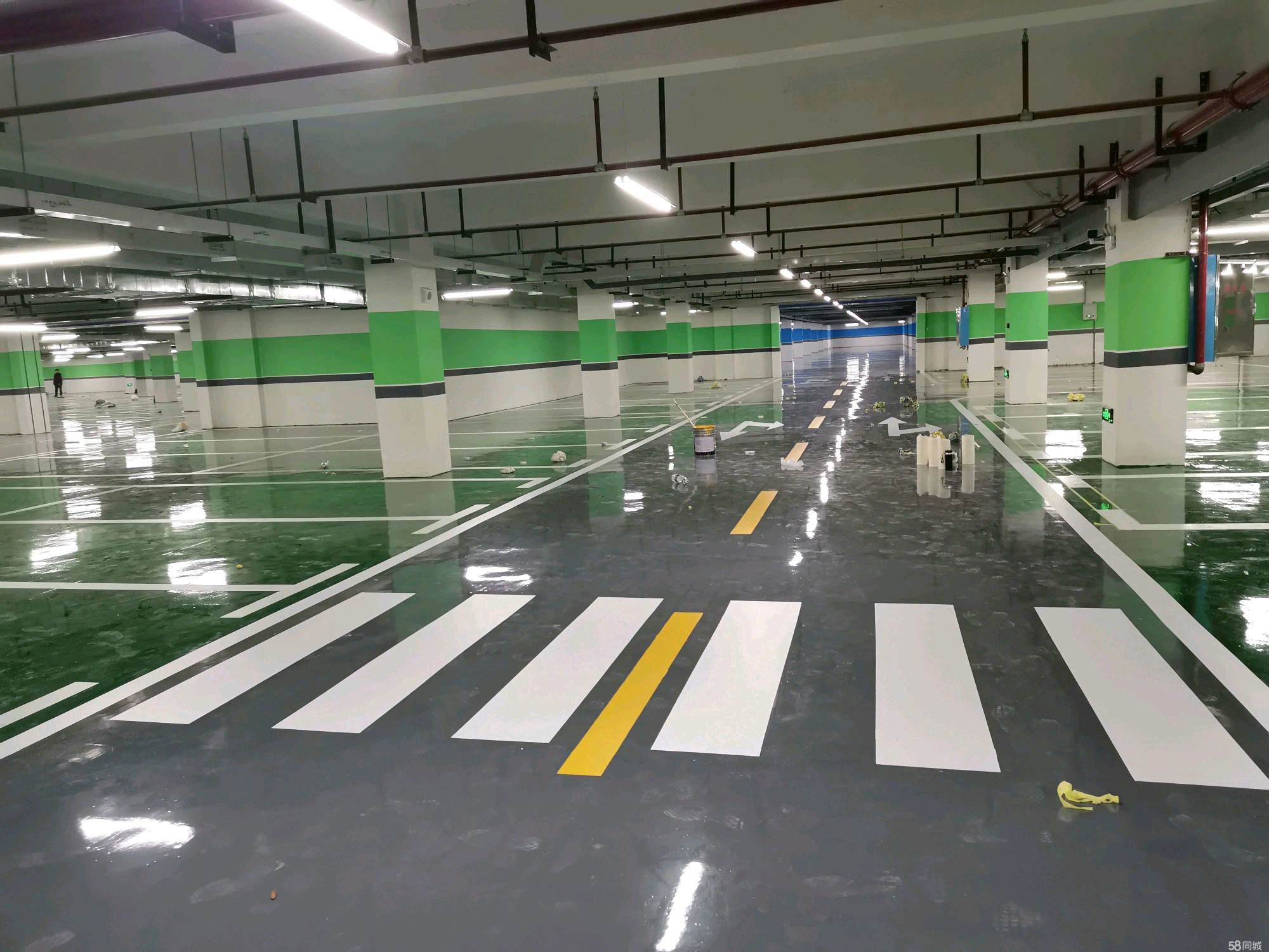 苏州小区停车位划线案例